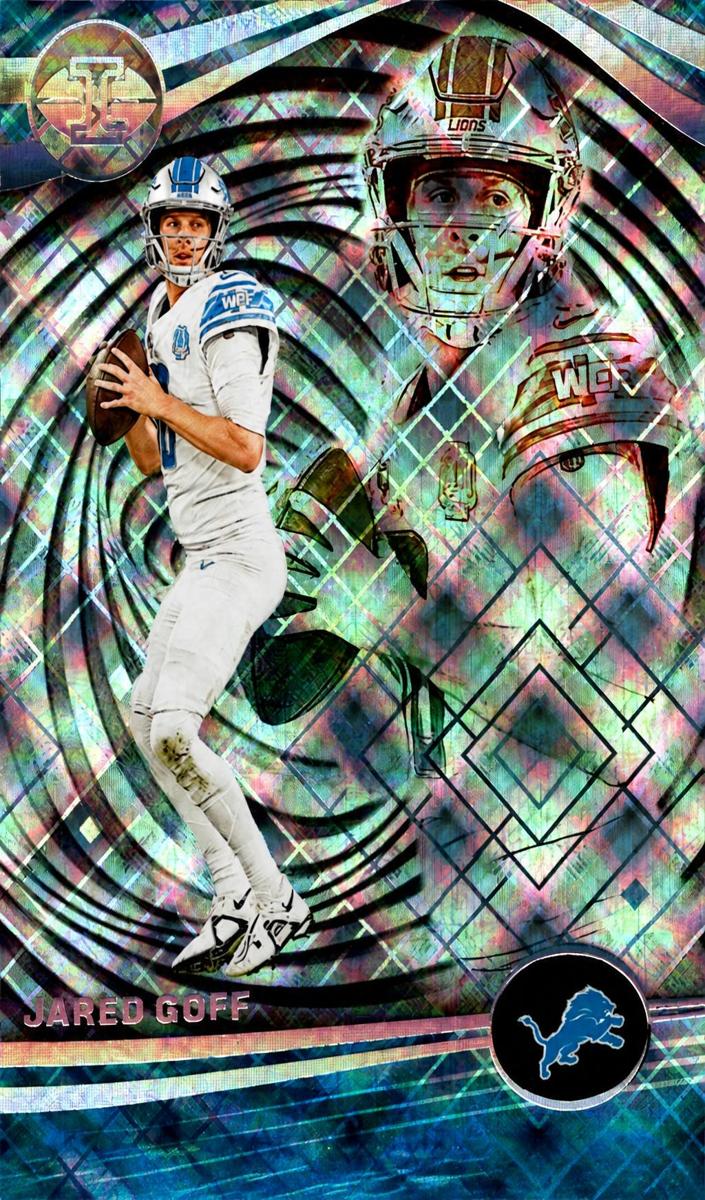 2023 Panini Illusions Football Trophy Collection Diamond Jared Goff #35