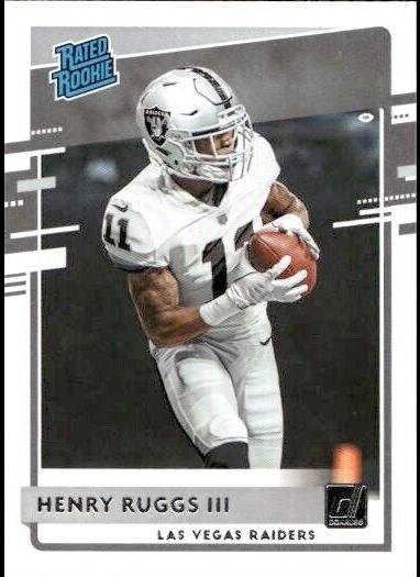2020 Panini Donruss Football Henry Ruggs III #308