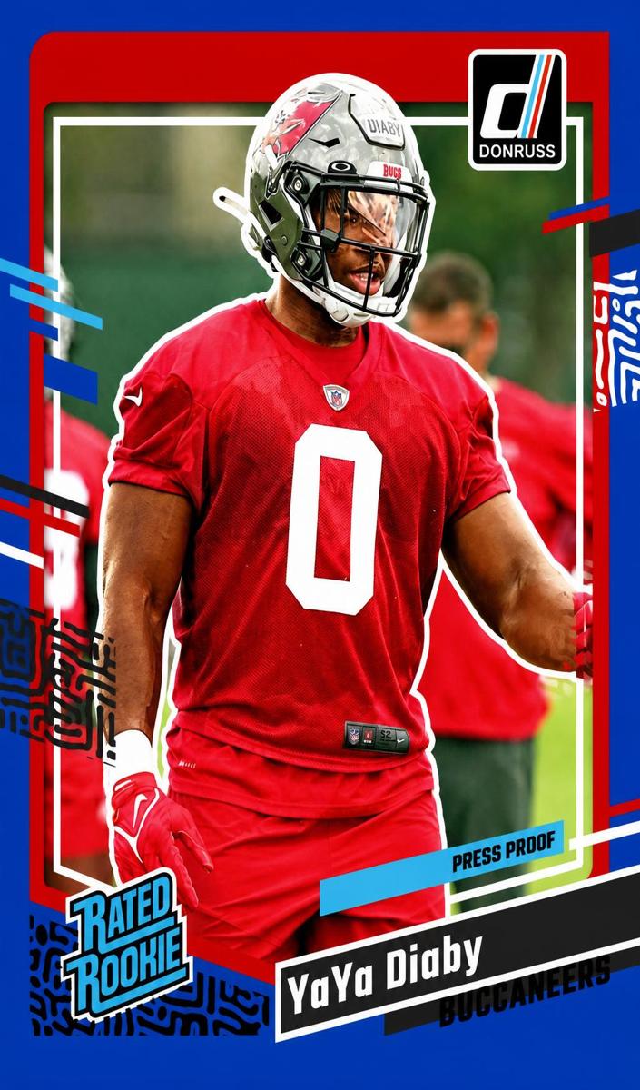 2023 Panini Donruss Football Press Proof Blue YaYa Diaby #394