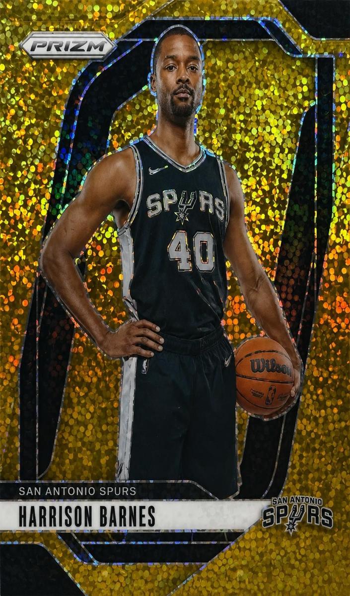 2024 Panini Prizm Basketball Gold Sparkle Harrison Barnes #55