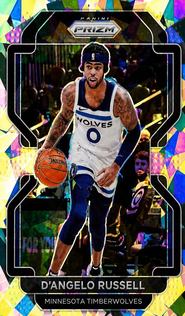 2021 Panini Prizm Basketball Ice D'Angelo Russell #52