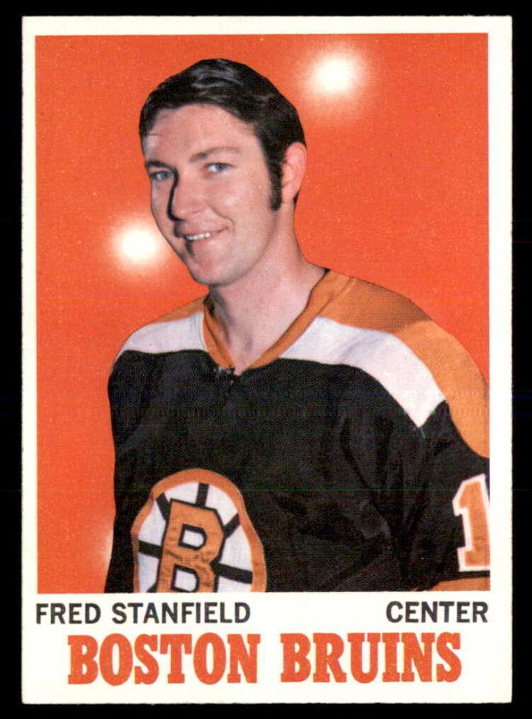 1970 Topps Hockey Fred Stanfield #5