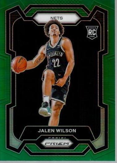 2023 Panini Prizm Basketball Green Jalen Wilson #128 PSA 9
