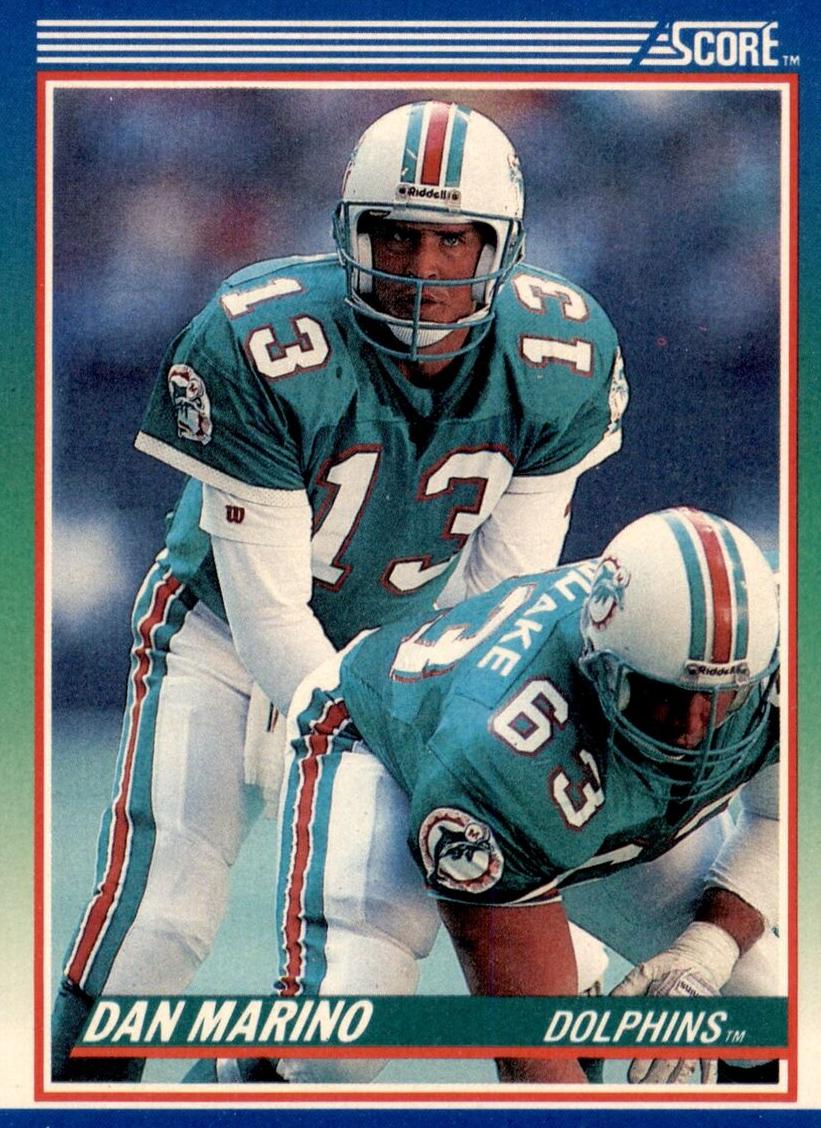 1990 Score Football Dan Marino #13 PSA 10