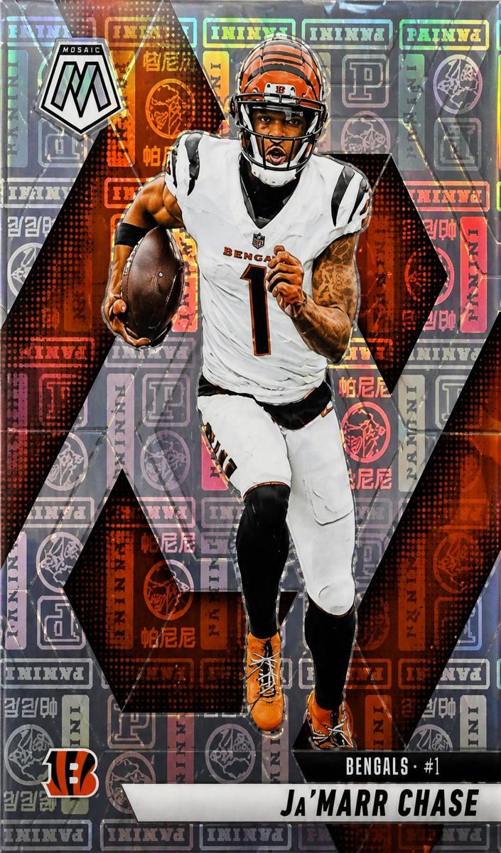 2025 Panini Mosaic Football Silver Knight Ja'Marr Chase #11
