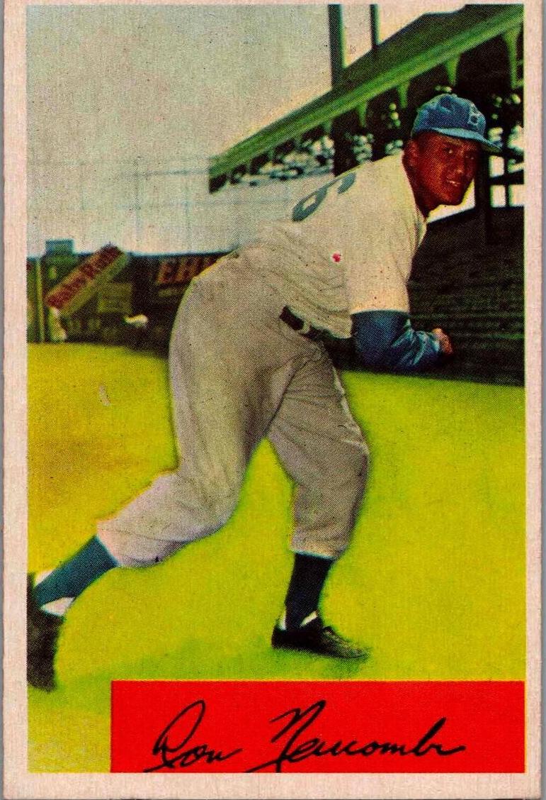 1954 Bowman Baseball Don Newcombe #154