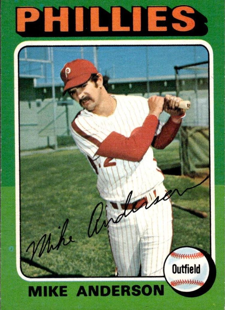 1975 O-Pee-Chee Baseball Mike Anderson #118