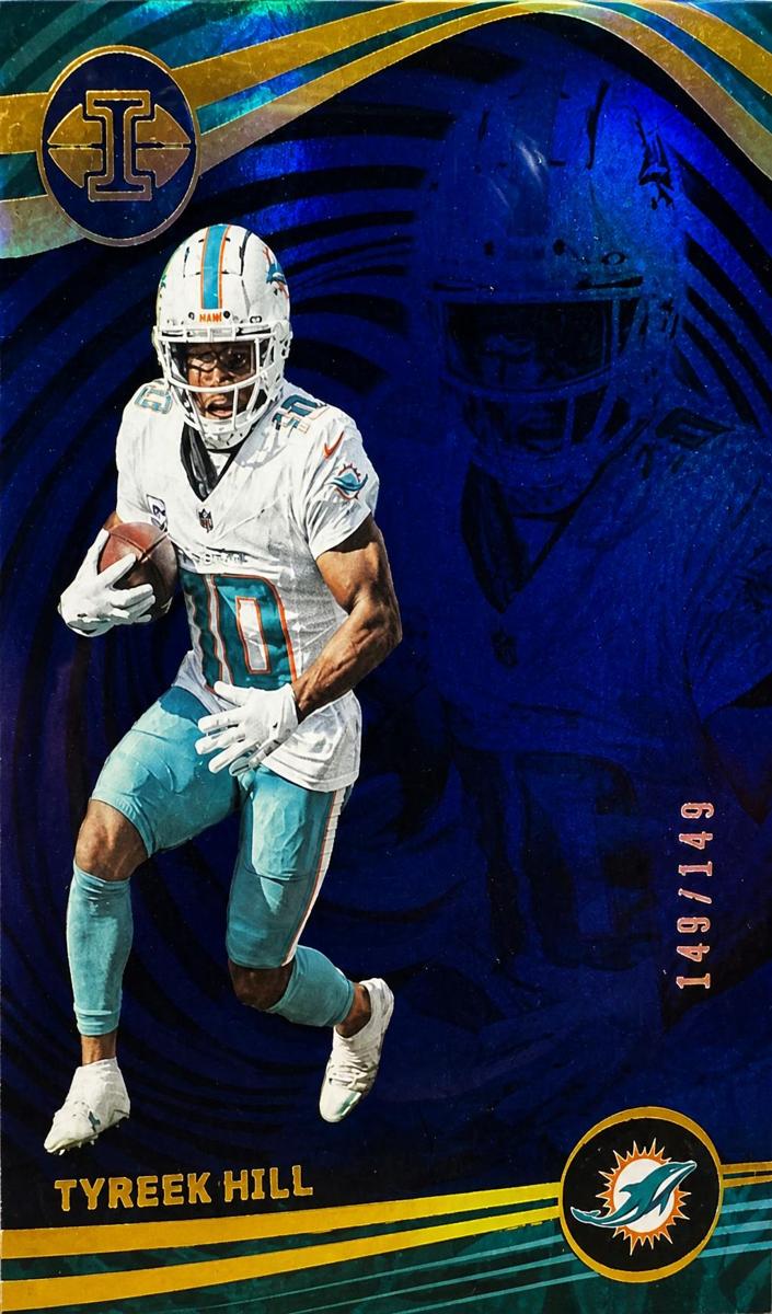 2023 Panini Illusions Football Trophy Collection Blue Tyreek Hill #70