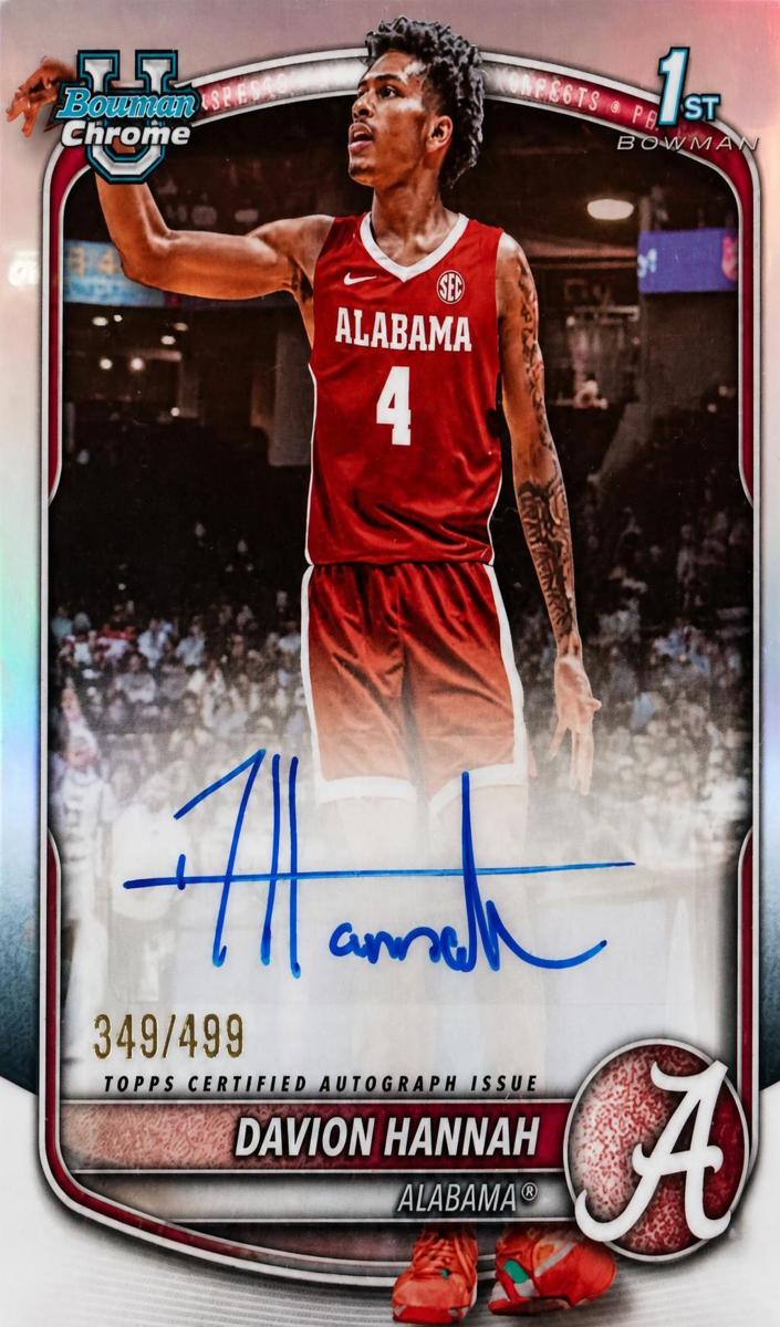 2025 Bowman Basketball Refractor Davion Hannah #CPA-DH