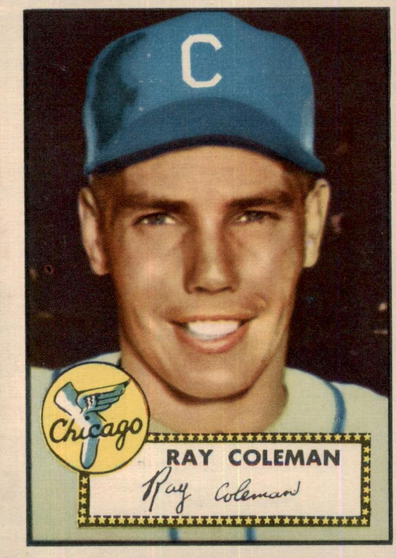 1952 Topps Baseball Ray Coleman #211