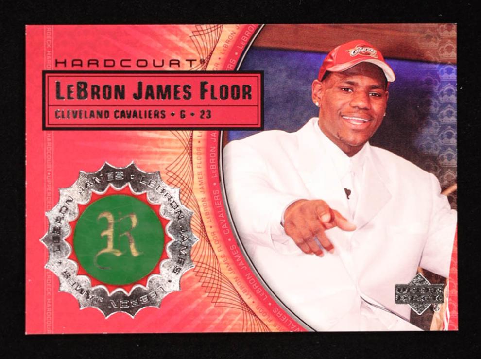 2003 Upper Deck Hardcourt Basketball Lebron James #LB4 PSA 9