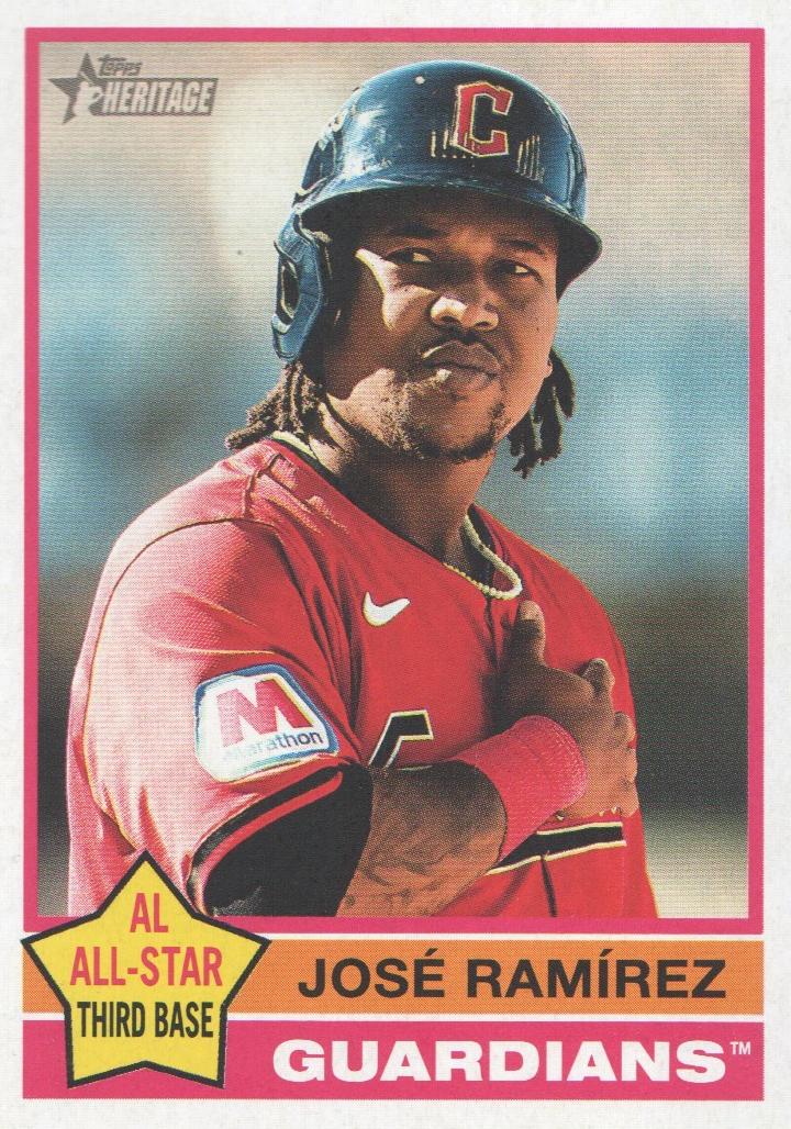 2025 Topps Heritage Baseball Jose Ramirez #169