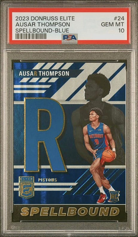 2023 Donruss Elite Basketball Blue Ausar Thompson #24