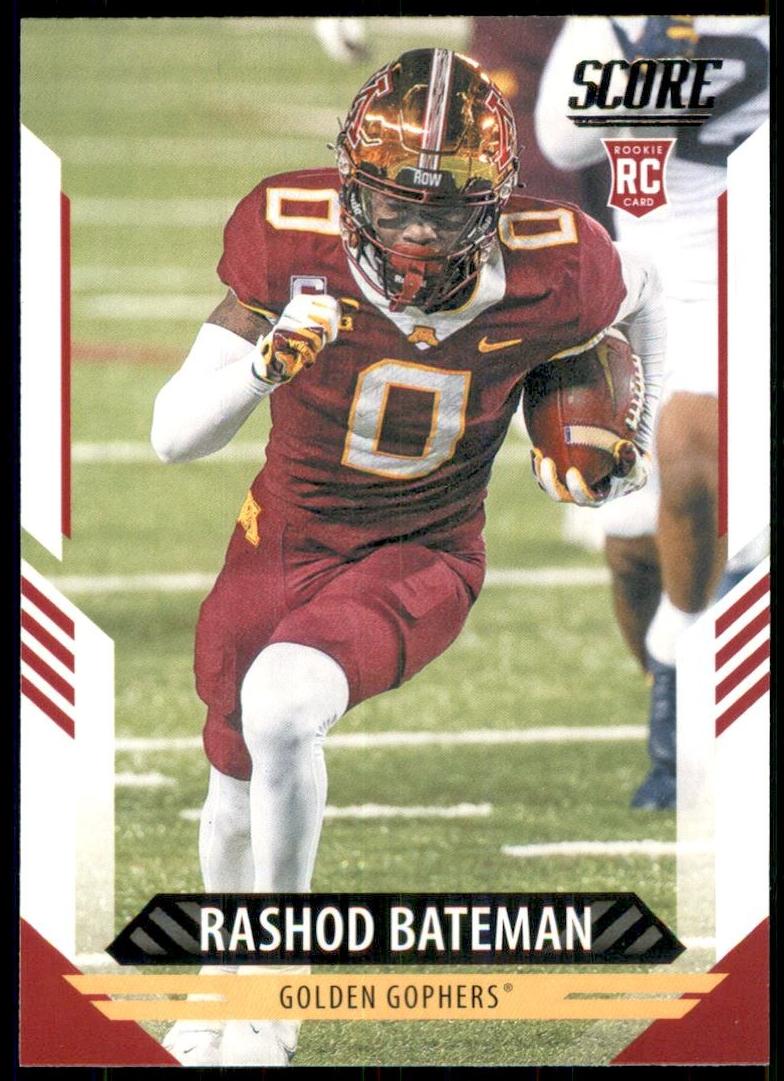 2021 Panini Score Football Rashod Bateman #327