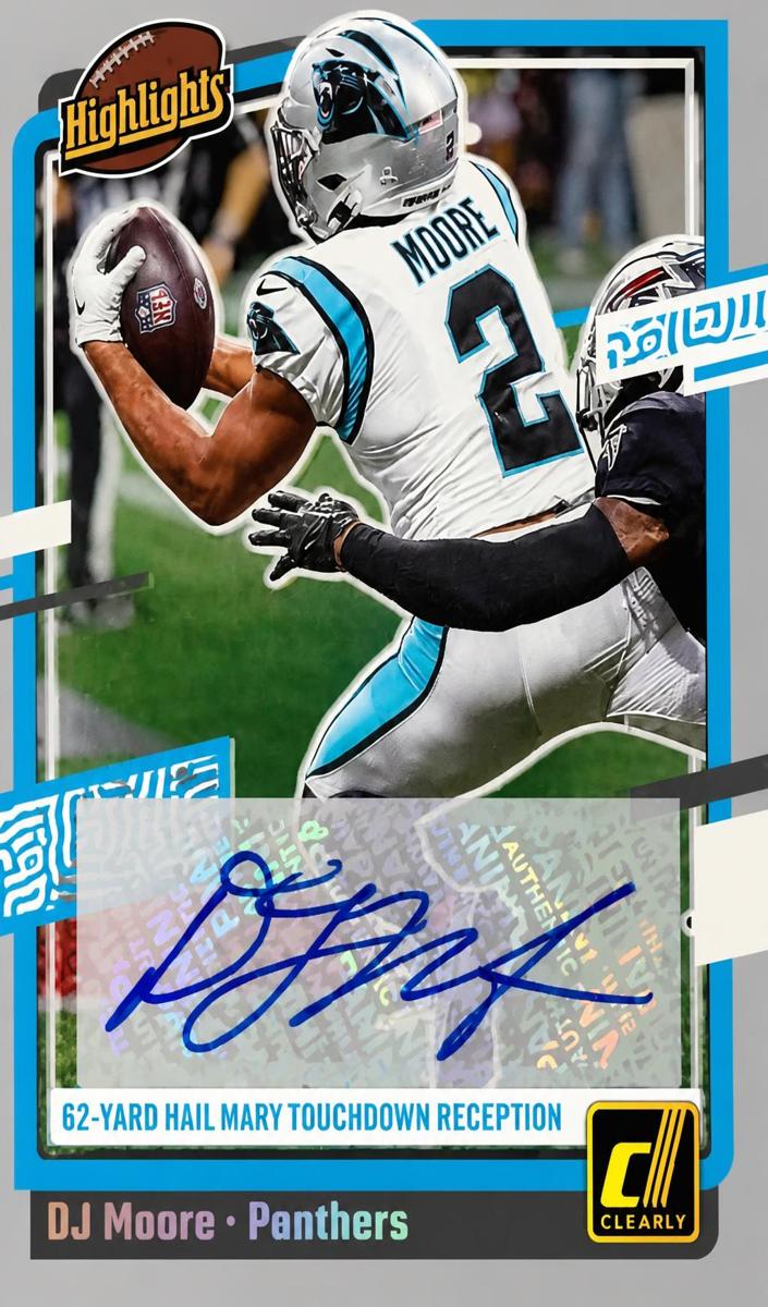 2023 Panini Clearly Donruss Football DJ Moore #12