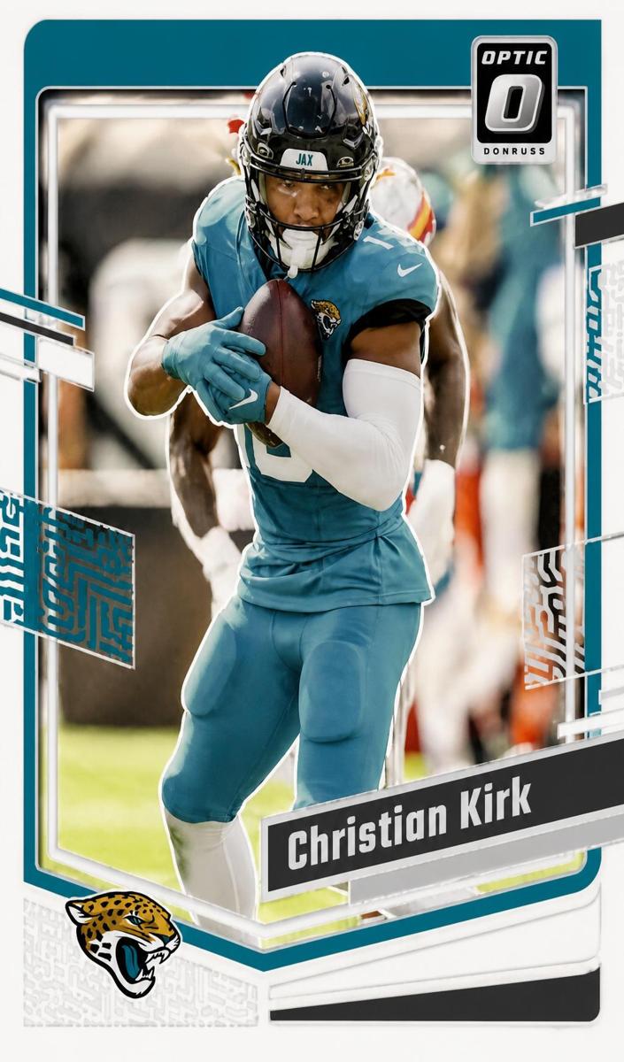 2023 Donruss Optic Football Wave Christian Kirk #81