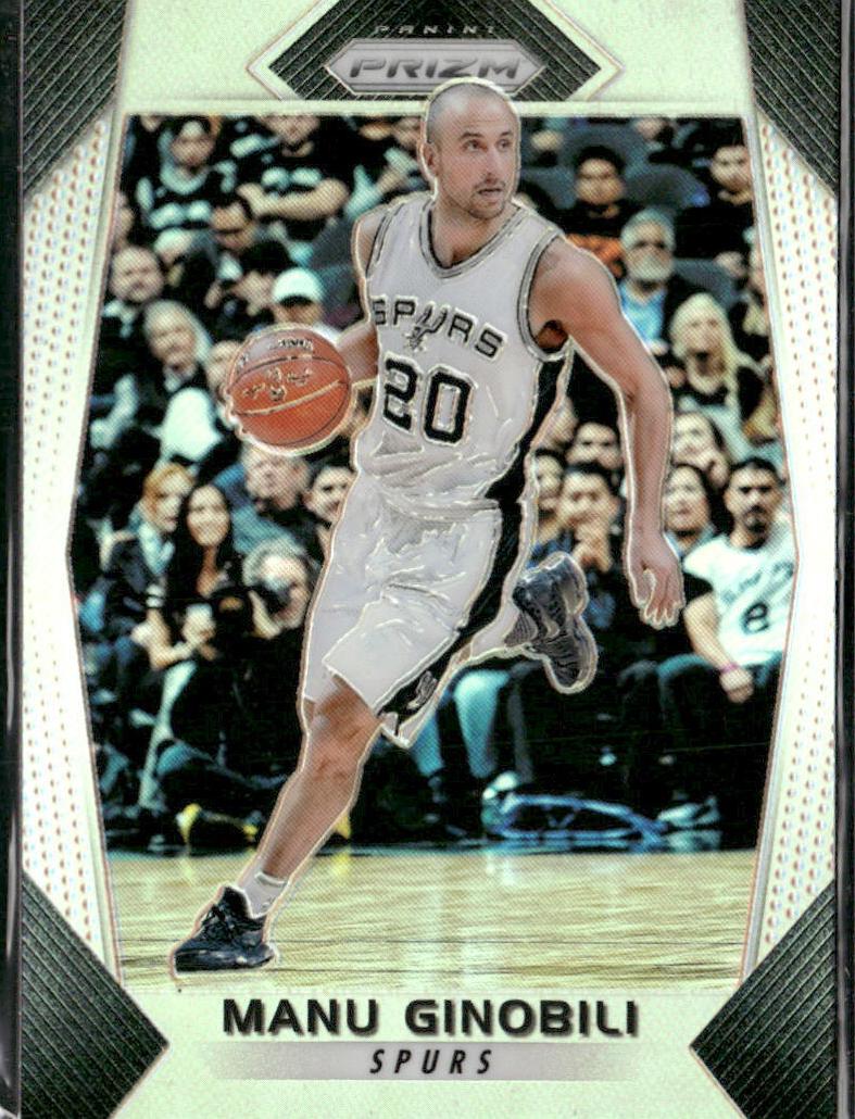 2017 Panini Prizm Basketball Silver Manu Ginobili #297