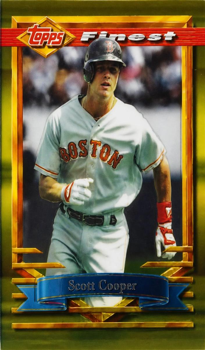 1994 Topps Finest Baseball Scott Cooper #168 PSA 8