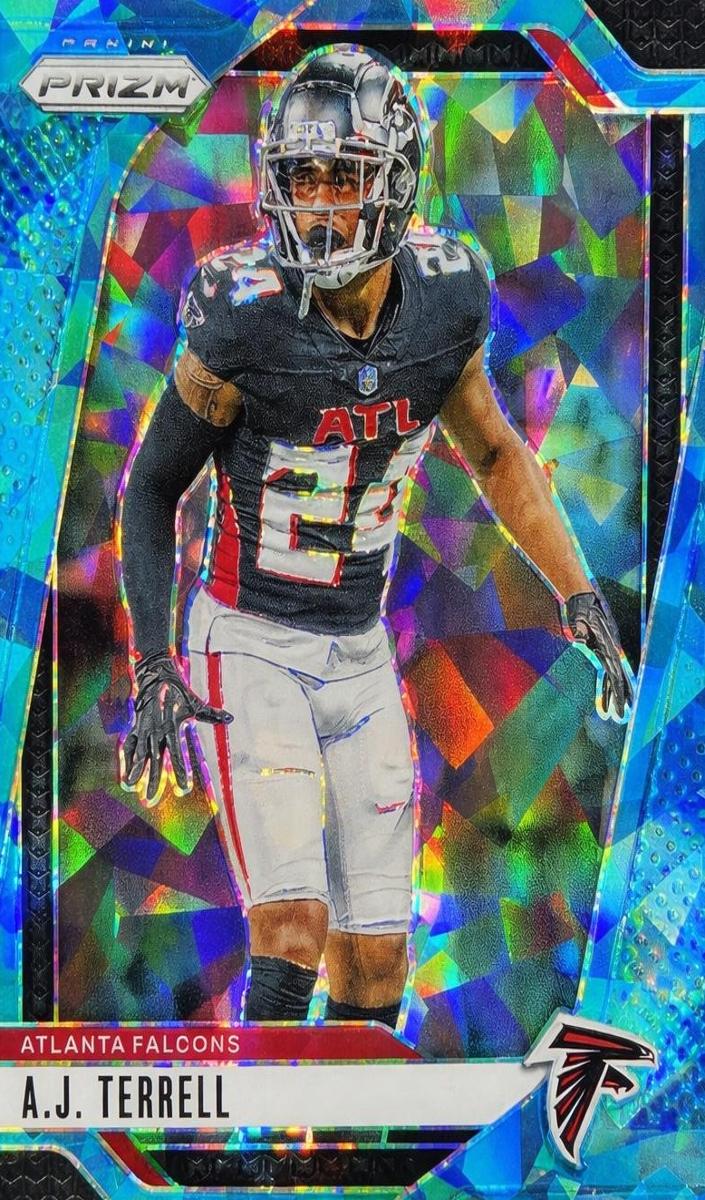 2024 Panini Prizm Football Blue Ice A.J. Terrell #15