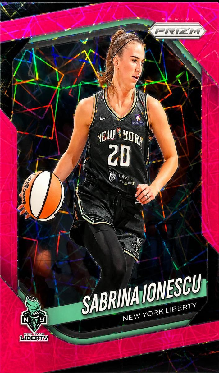 2025 Panini Prizm WNBA Basketball Pink Velocity Sabrina Ionescu #19