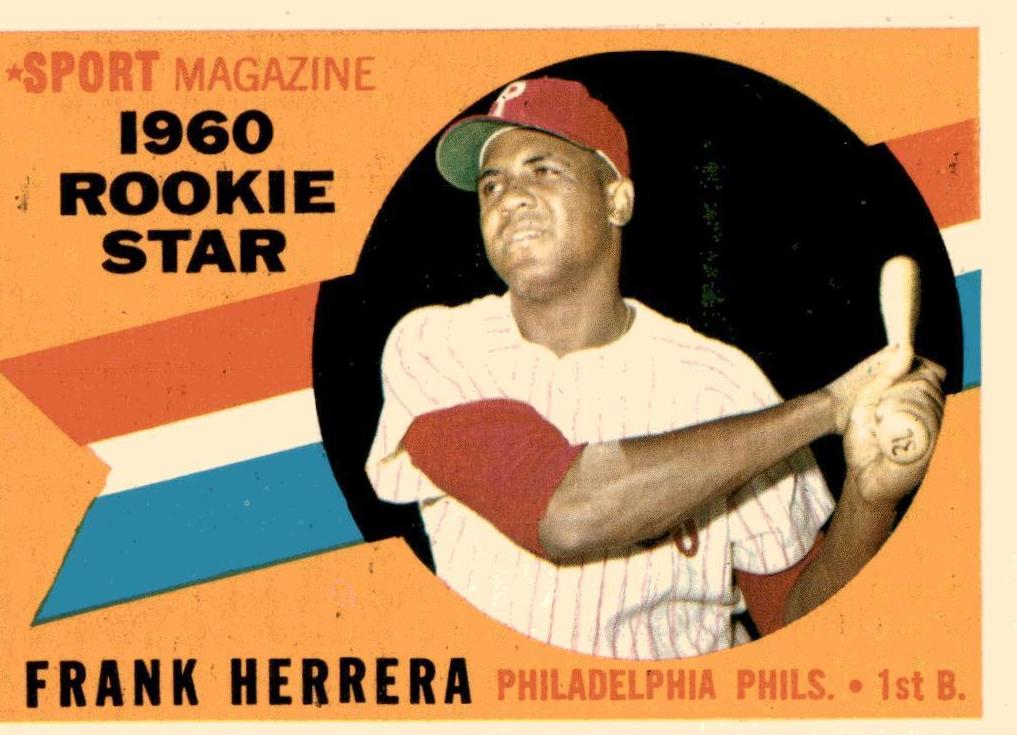 1960 Topps Baseball Rookie Star Frank Herrera #130