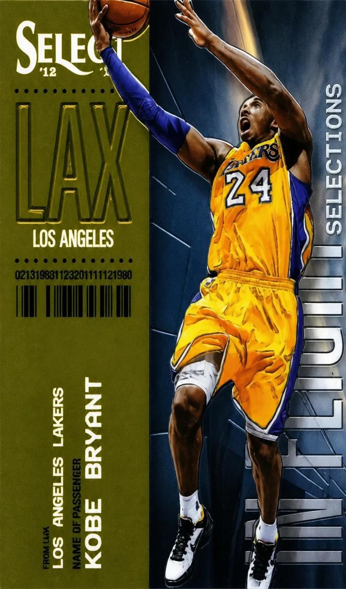 2012 Panini Select Basketball Kobe Bryant #6 PSA 9