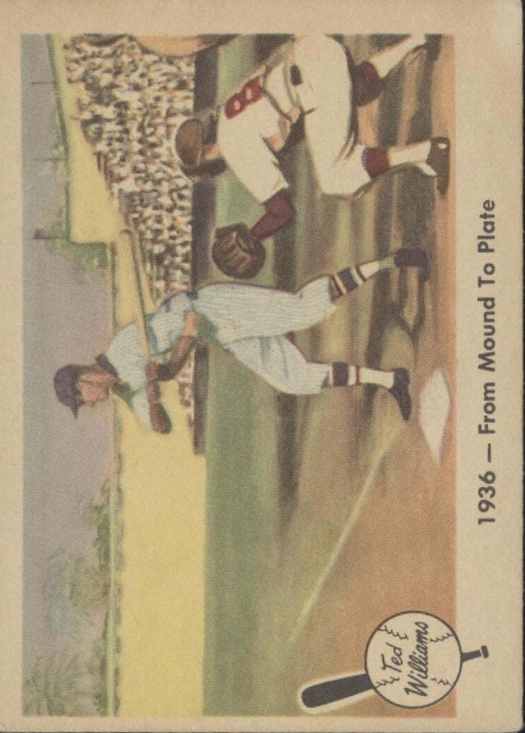 1959 Fleer Baseball From Mound to Plate Ted Williams #7
