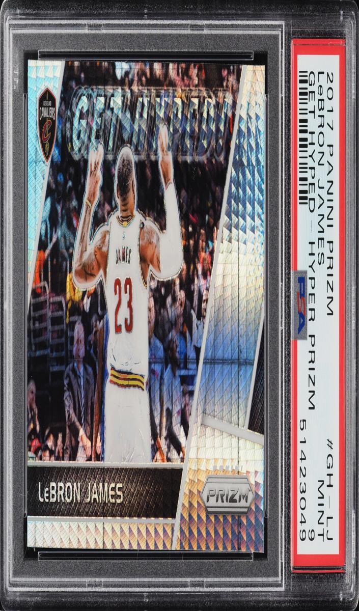 2017 Panini Prizm Basketball Prizm Hyper LeBron James #GH-LJ