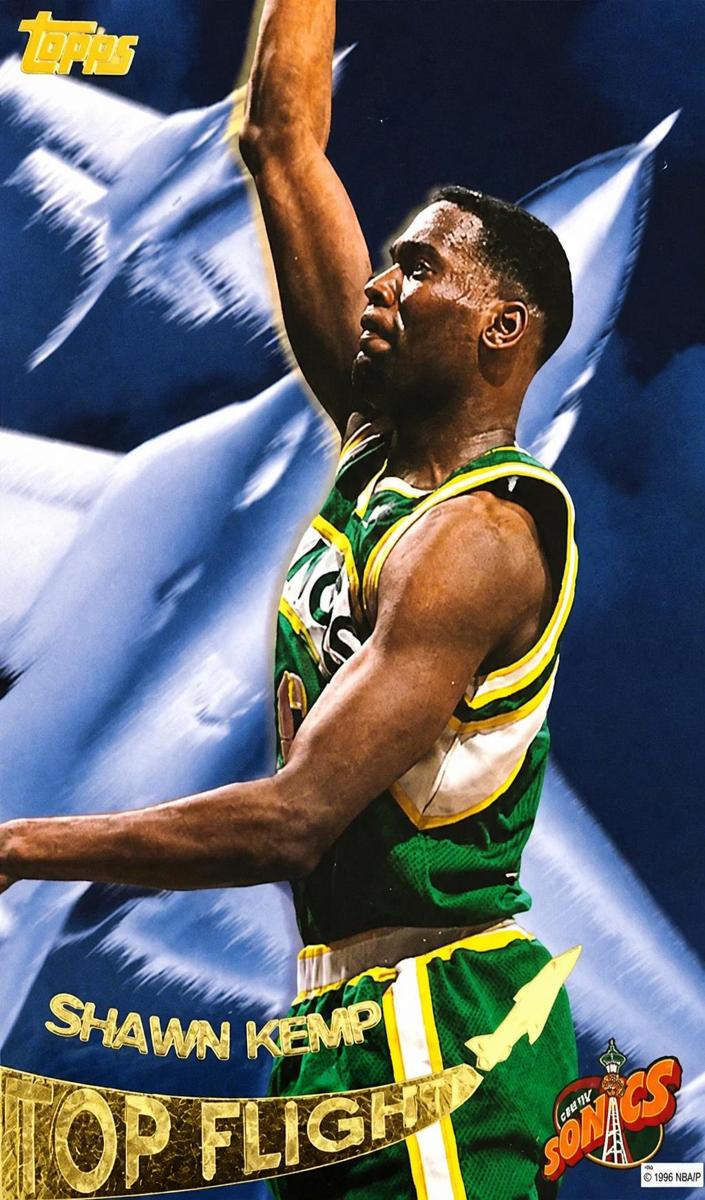 1995 Topps Basketball Shawn Kemp #TF7
