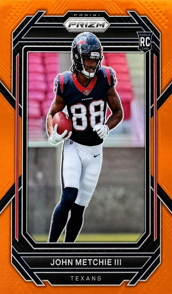 2022 Panini Prizm Football Orange John Metchie III #316