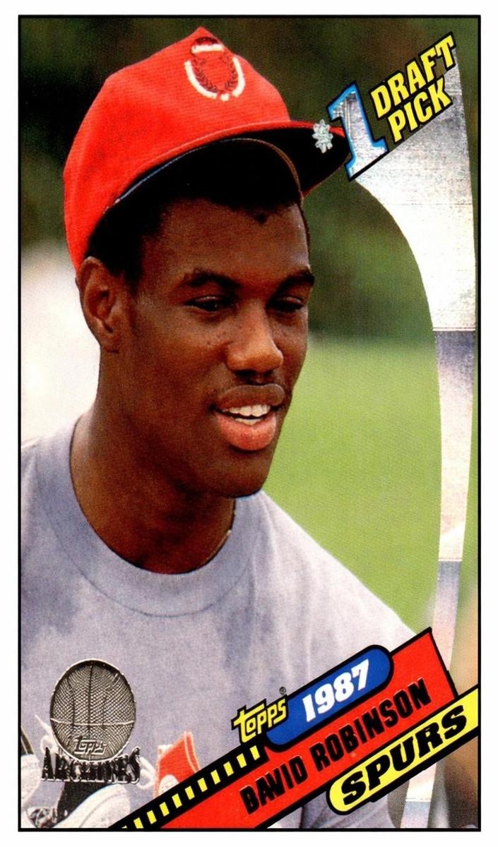 1992 Topps Archives Basketball Gold David Robinson #7 PSA 9