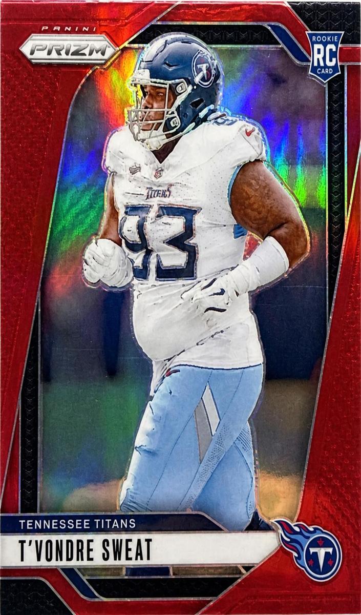 2024 Panini Prizm Football Red T'Vondre Sweat #394