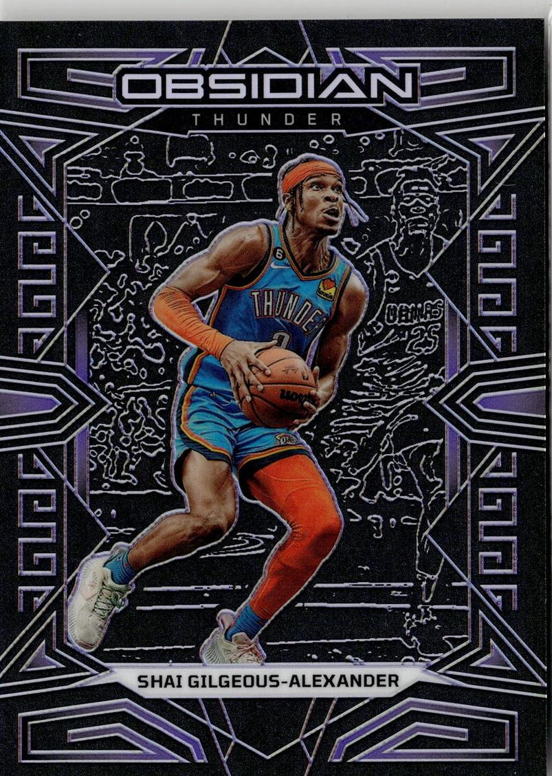 2022 Panini Obsidian Basketball Electric Etch Purple Shai Gilgeous-Alexander #39 CGC 10