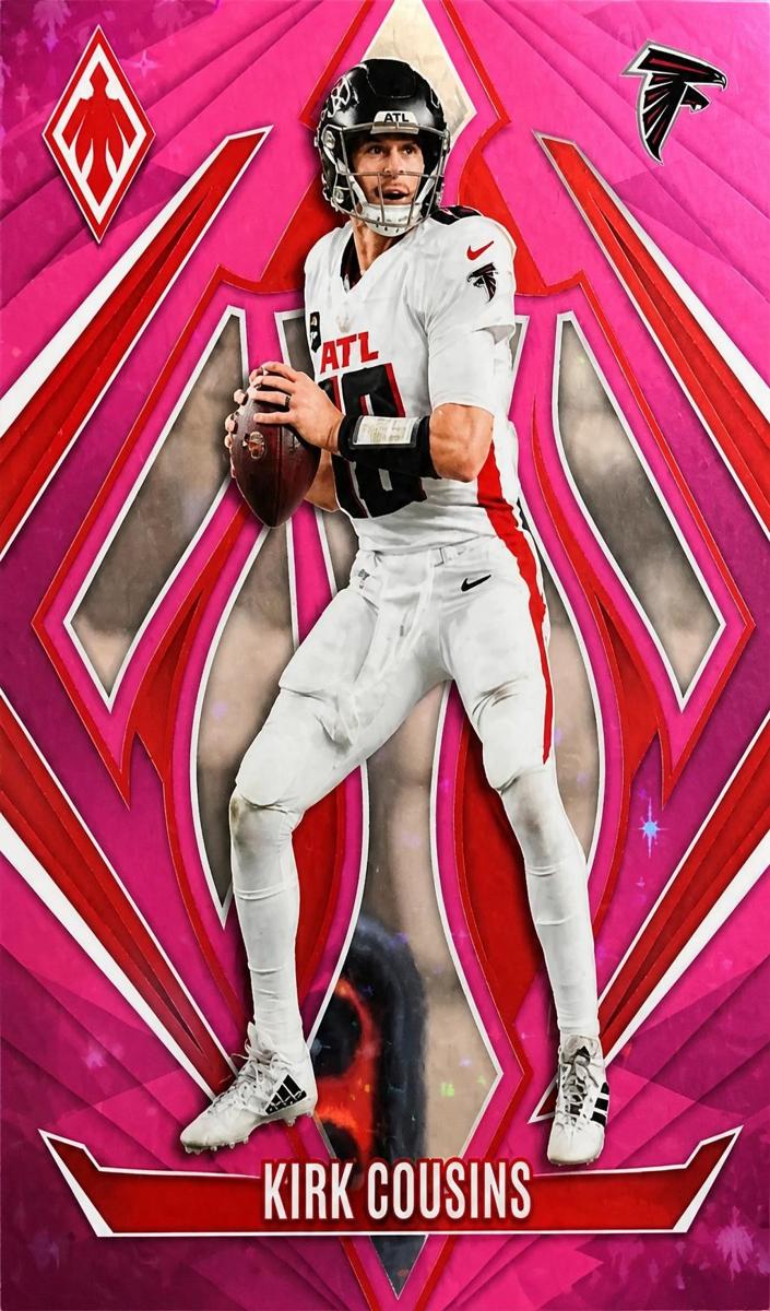2024 Panini Phoenix Football Pink Kirk Cousins #96