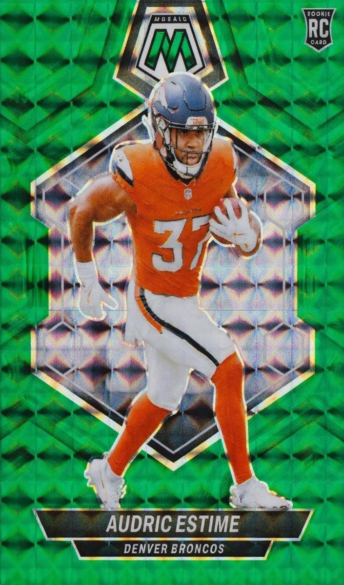 2024 Panini Mosaic Football Green Audric Estime #392