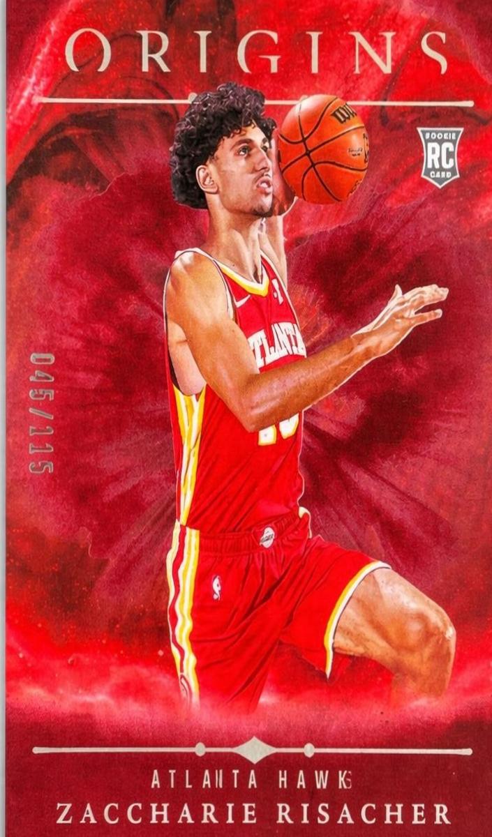 2024 Panini Origins Basketball Maroon Zaccharie Risacher #94