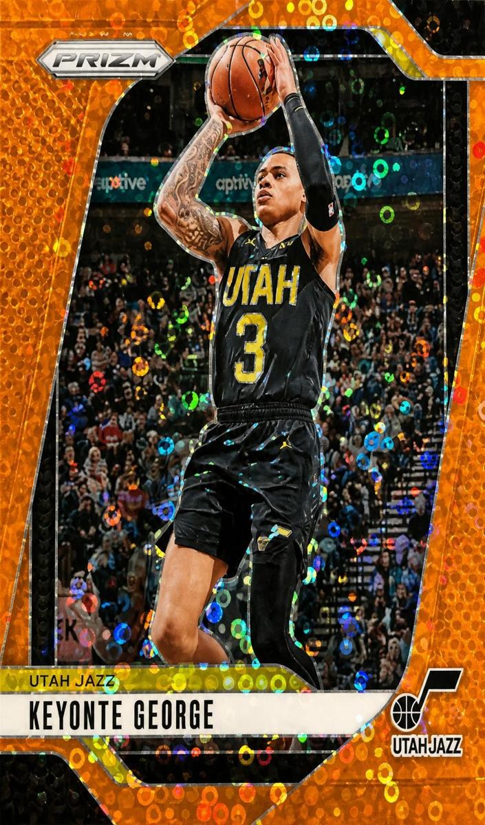 2024 Panini Prizm Basketball Fast Break Orange Keyonte George #87
