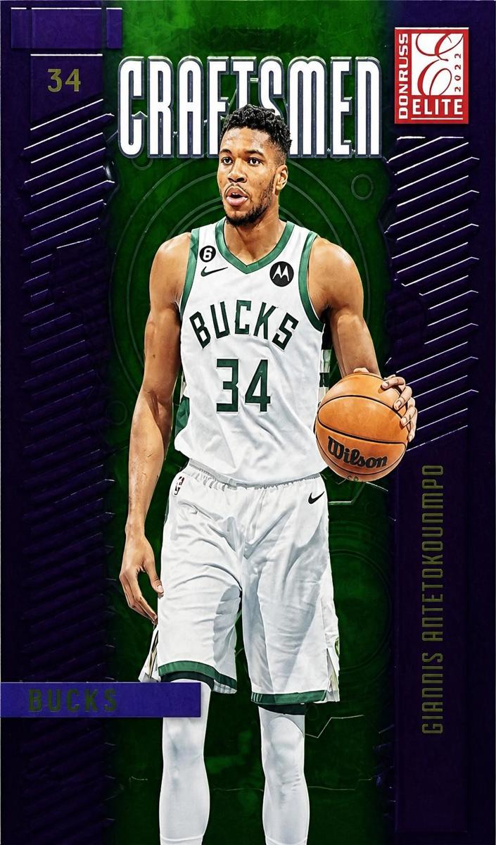 2023 Donruss Elite Basketball Neon Green Giannis Antetokounmpo #6
