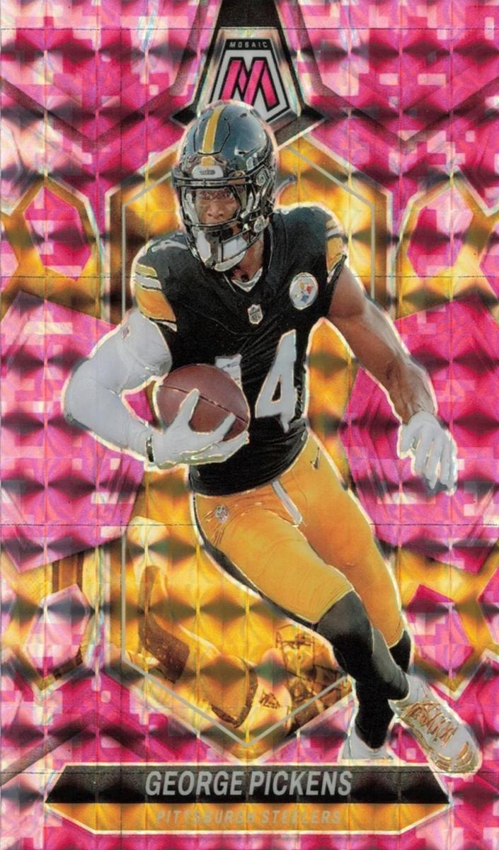2024 Panini Mosaic Football Camo Pink George Pickens #186