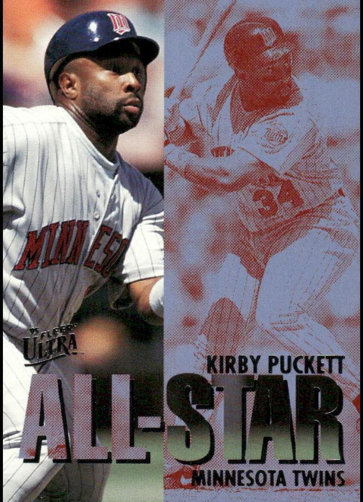 1995 Fleer Ultra Baseball Kirby Puckett #16 PSA 7.5
