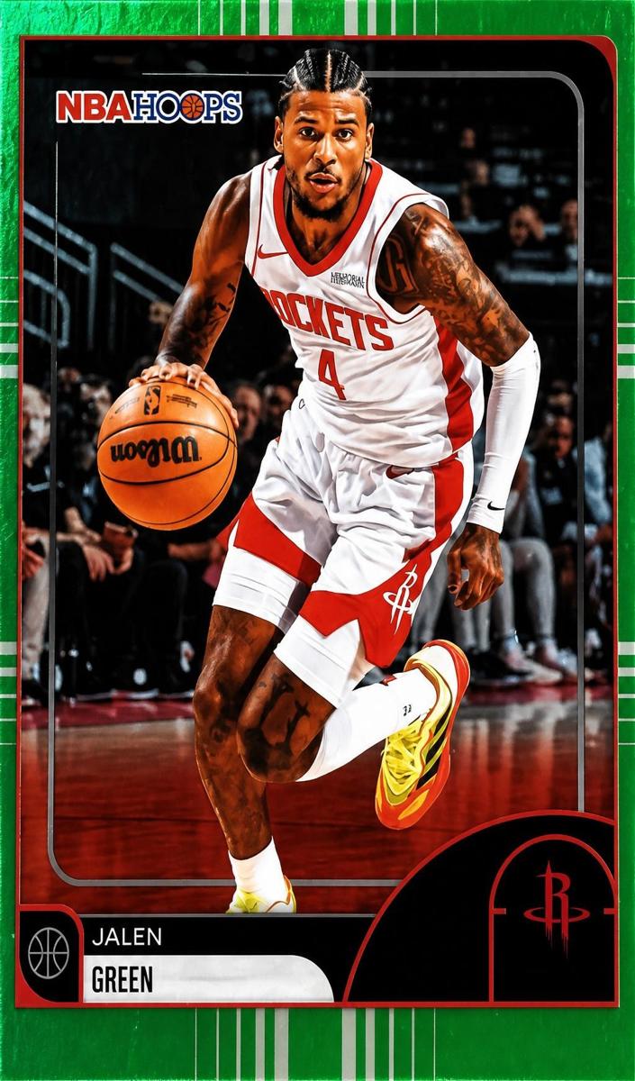 2025 Topps NBA Hoops Basketball Jalen Green #102