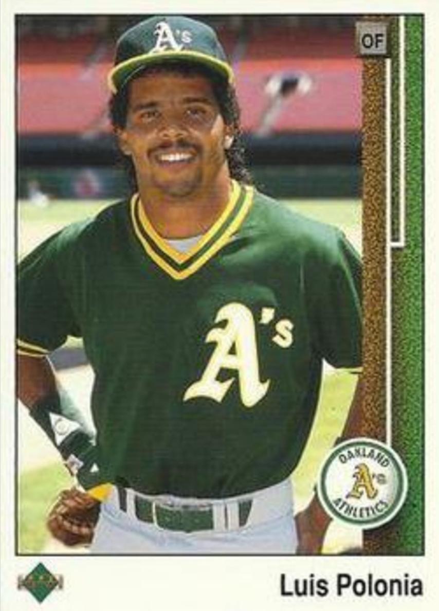 1989 Upper Deck Baseball Luis Polonia #162