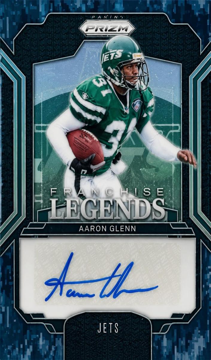 2024 Panini Prizm Football Navy Camo Aaron Glenn #FL-AGN