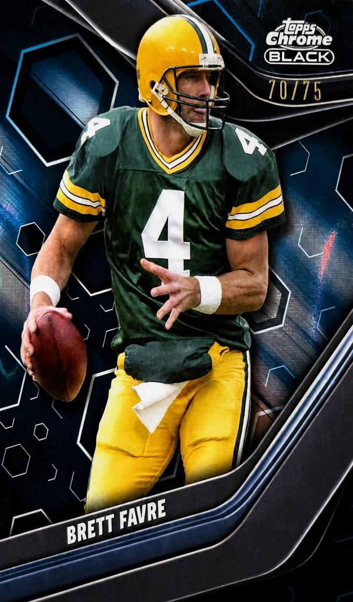 2023 Topps Composite Football Blue Lava Refractor Brett Favre #119