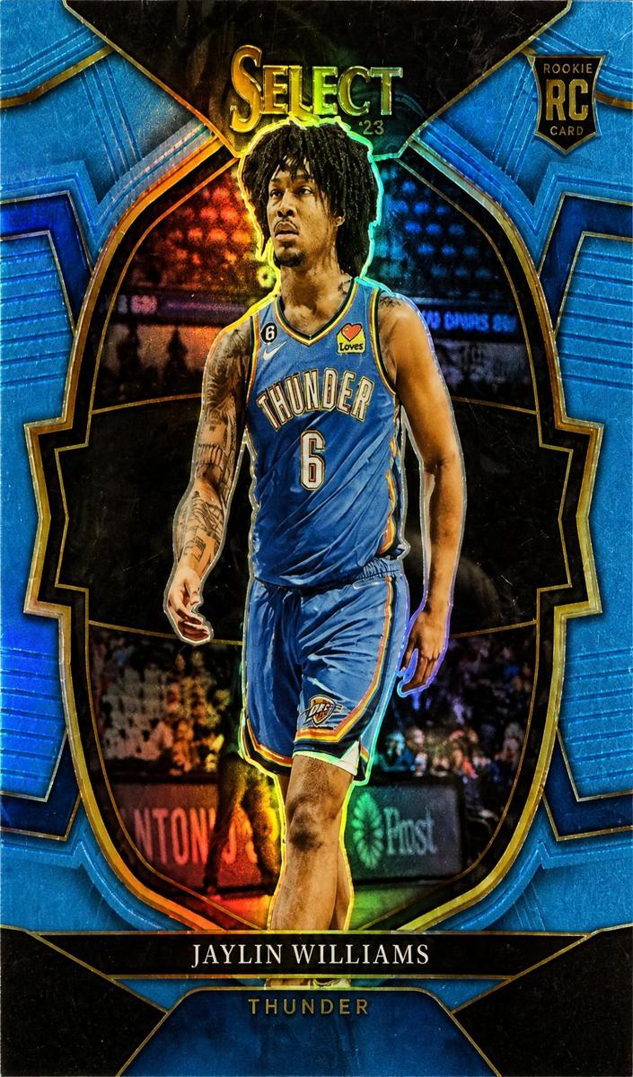 2022 Panini Select Basketball Light Blue Jaylin Williams #99 PSA 8