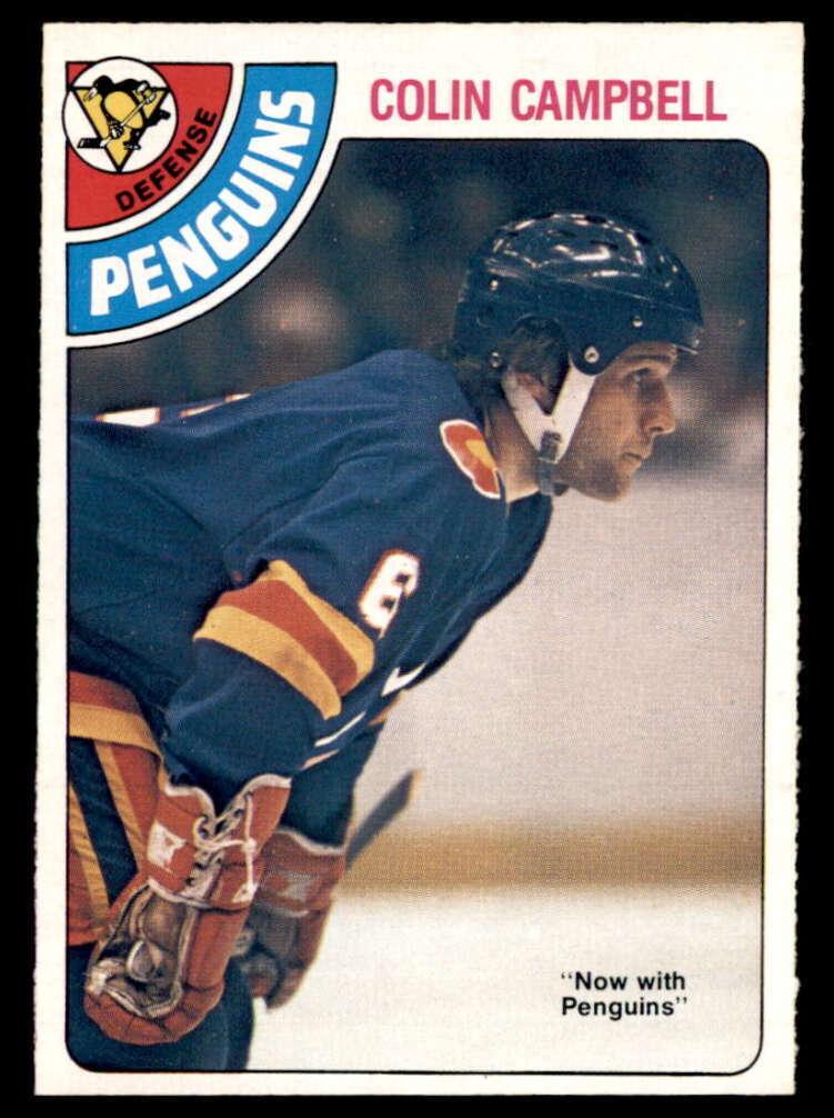 1978 O-Pee-Chee Hockey Colin Campbell #269 PSA 8