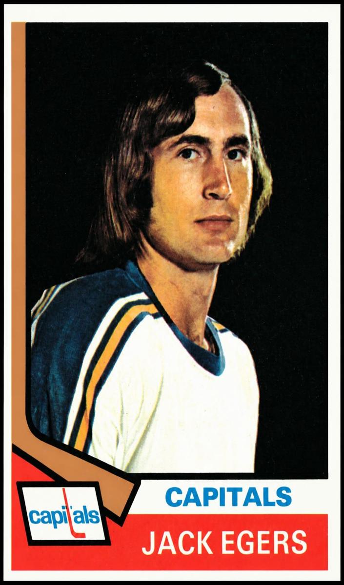1974 Topps Hockey Jack Egers #93