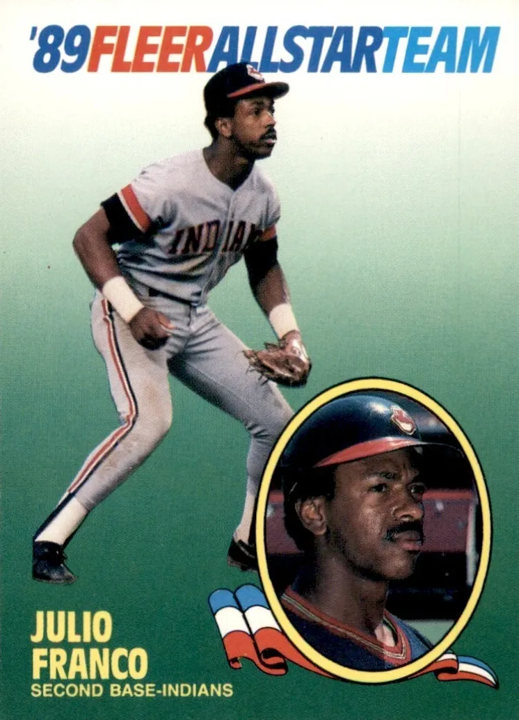 1989 Fleer All-Stars Baseball Julio Franco #5 PSA 10