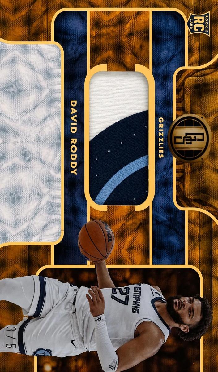 2022 Panini Chronicles Basketball Asia Gold David Roddy #GSJ-DRM