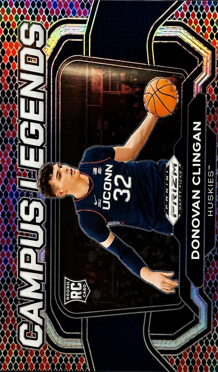 2024 Panini Prizm Draft Picks Basketball Snakeskin Donovan Clingan #9